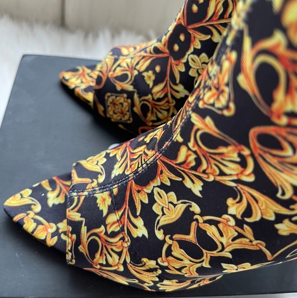 Peep Toe Bootie Heels - Picture 6 of 6